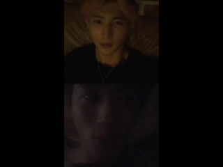 Kiseop instalive (with jun) ||