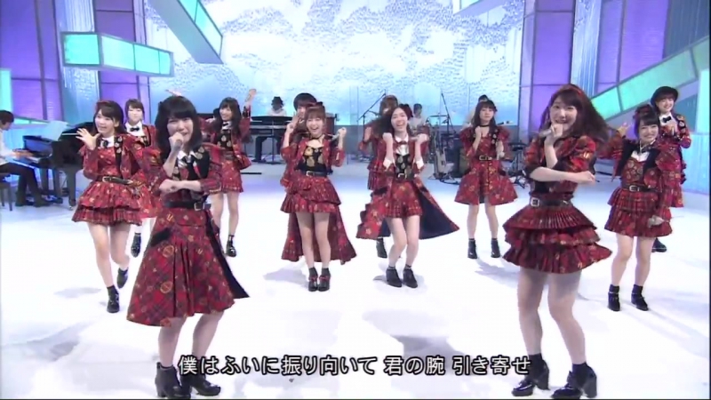 [perf ] akb48 /「kuchibiru ni be my baby」 on music fair