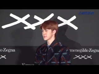 180920 exo's sehun @ ermenegildo zegna xxx launching event