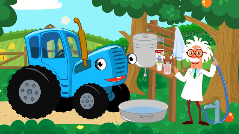 Знакомьтесь – это герои нового мультика синий трактор, кукутики и котенок котэ