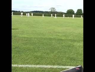 1st men's wicket for jemar, got it on camera 🎥 too лондон 03 06 2017