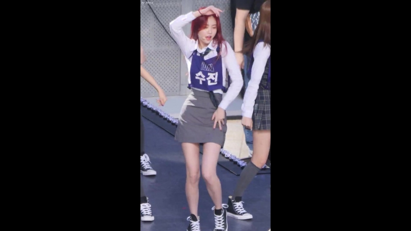 180908 (여자)아이들 (g)i dle 포미닛(4minute) hot issue cover 리허설 [수진] soojin 직캠 fancam (코리아뮤직웨이브) by mera