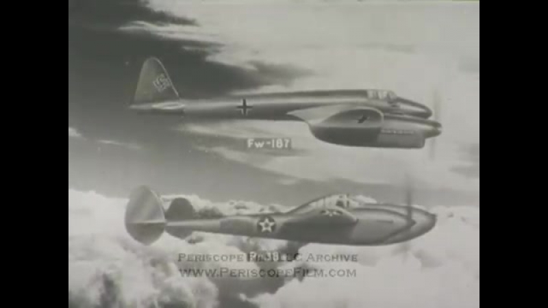 Wwii aircraft identification film focke wulf fw 187