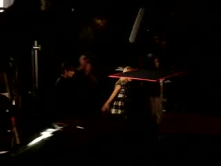 Gossip girl on set nate & jenny kiss (2x08)