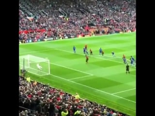 Diogo dalot recorded paul pogba’s penalty from the stands mufc [ig]