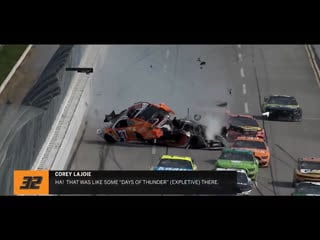 Radioactive talladega "that was like some 'days of thunder' (expletive) there"