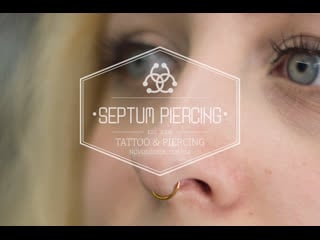 Septum piercing