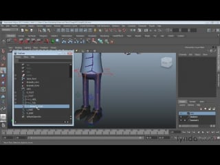 Character rigging in maya | 0506 controlling knee direction