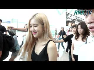 190711 jisoo, jennie, rose @ incheon airport (korea) to suvarnabhumi airport (bangkok, thailand)