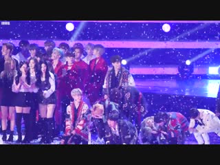 [fancam] 181225 ↝ joy (red velvet) & bts @ sbs gayo daejun