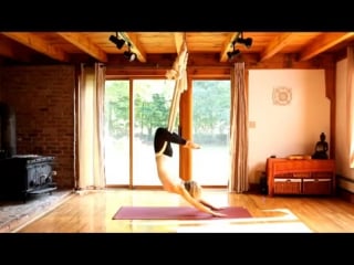 Aerial yoga silk hammock kama fitness
