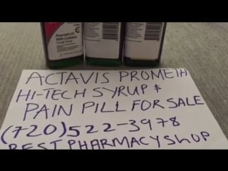 Actavis syrup and pills available call/text720 522 3978