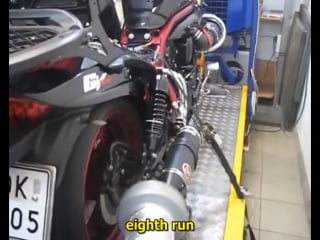 Hyosung gv 650 ae tests on the dyno toxic