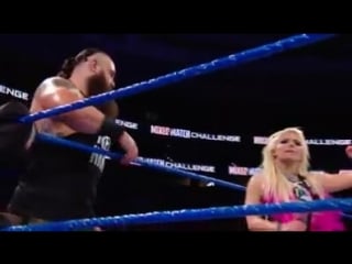 Wwe mmc micd up braun strowman alexa bliss vs sami zayn becky lynch