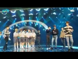 28082016 [sbs] 'lotto'로 1위, exo의 앵콜 무대