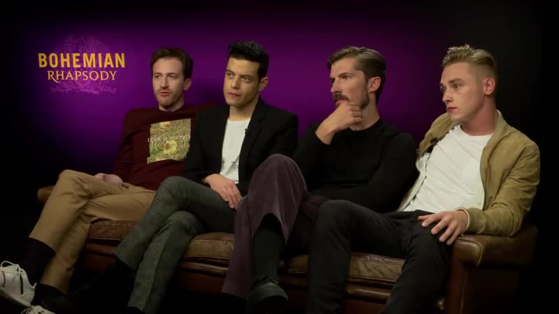 Bohemian rhapsody interviews rami malek lucy boynton talk toxic masculinity more