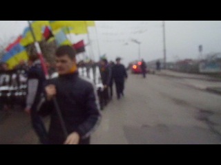 Марш єдності!!!!!!фк"тернопіль" фк чорноморець(одеса) 26 03 2014