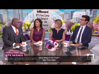 @bts twt fans have been camped out for days in line to see the k pop band on @nbcsnl!