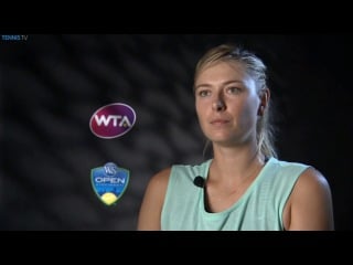 Sharapova interview wta cincinnati 3r