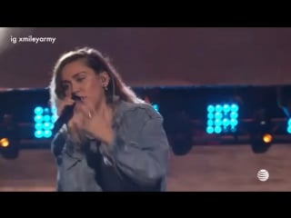 Miley cyrus malibu at iheart summer 17 • 24th june 2017 •