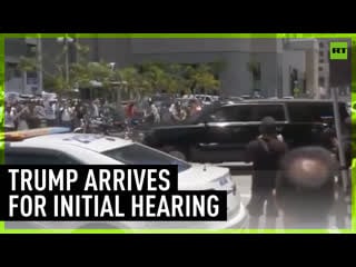 Trump appears at miami courthouse