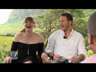 Chris pratt, bryce dallas howard talk sequel pressure