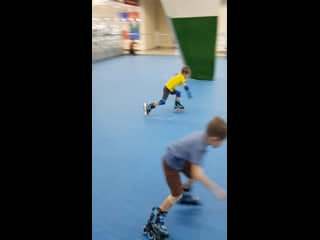 Скоростной слалом тренироа