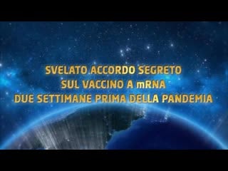 Svelato accordo segreto sul vaccino a mrna due settimane prima della pandemia