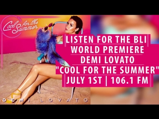 #lovatics!!! demi lovato has some big news & is ready to share it with us all #coolforthesummer july 1st!!!!