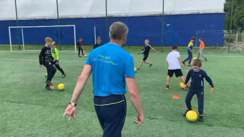 Тренирои в летнем футбольном лагере «тенарь» | 2019 г