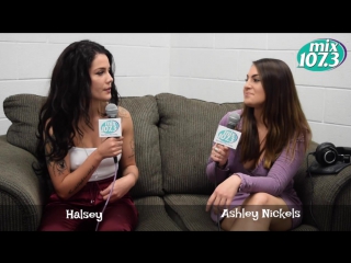 Ashley nickels with halsey at capital one arena