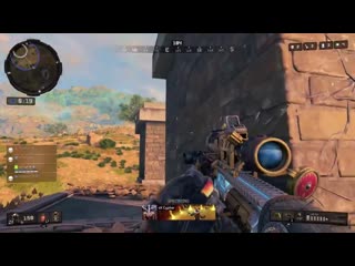A heated battle towards the end of a game our team’s sniper against two dudes in an arav who black ops 4