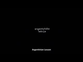 Аргентинский урок / argentynska lekcja (2011) dir wojciech staron