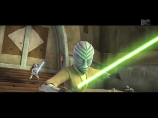 The clone wars season 3 savage opress attacks clip