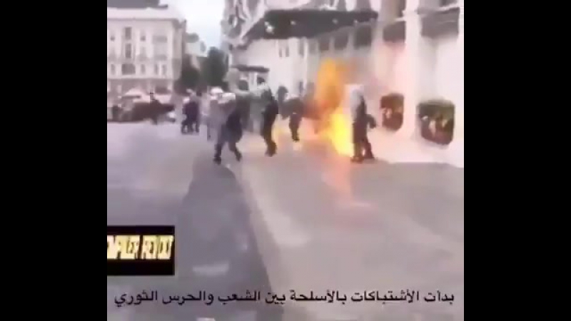 Иран полиция уже отгребает от демонстрантов