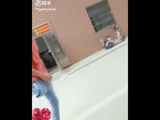 One legged chinese guy