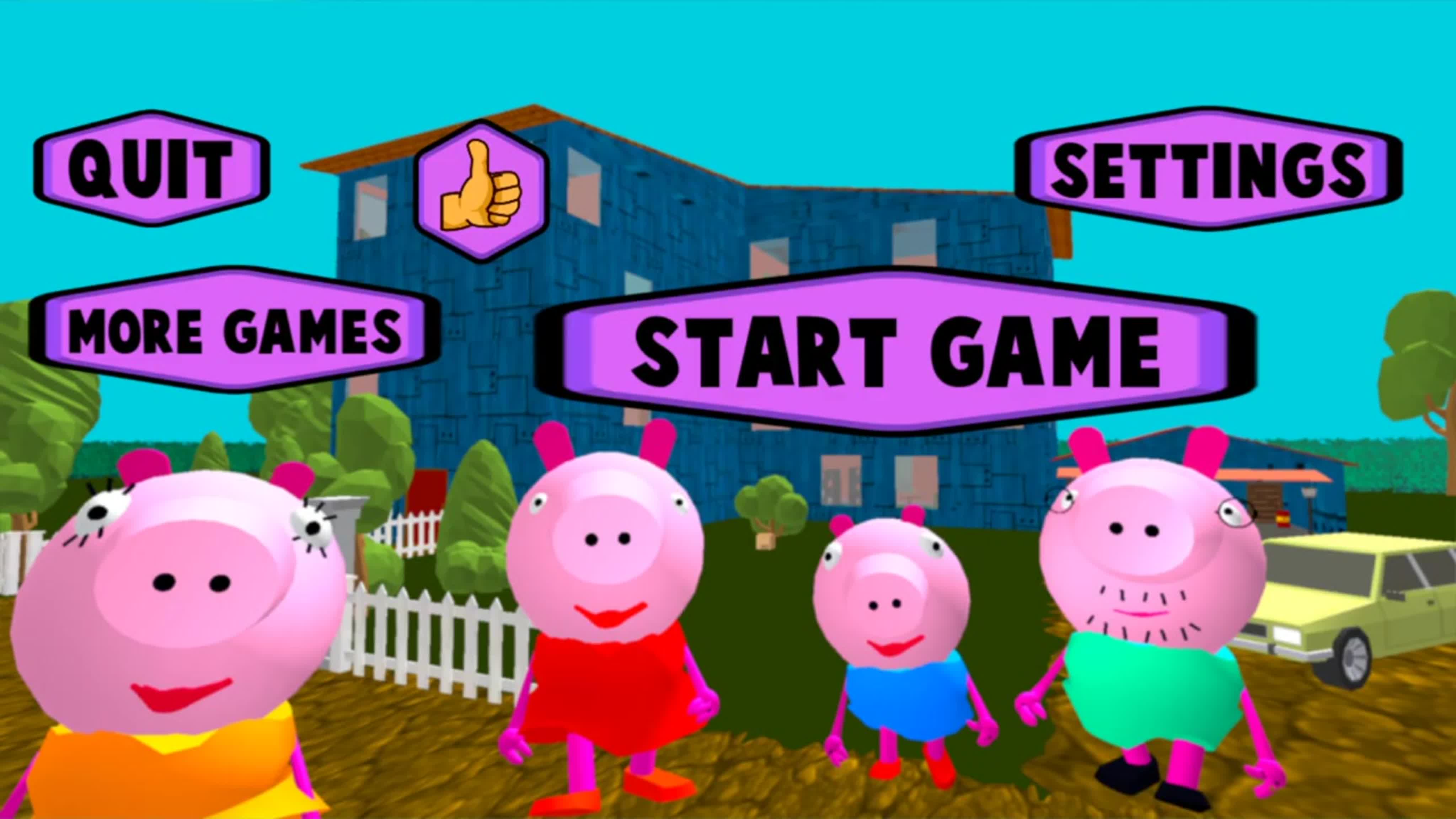 Вся семья пигги #2 свинка пеппа сосед гренни piggy neighbor family escape  gran