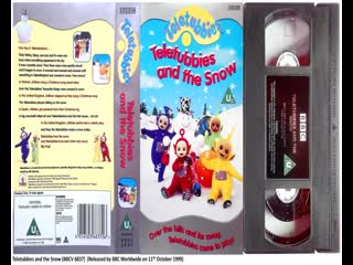 Teletubbies and the snow (bbcv 6837), teletubbies ready steady go (bbcv 6924) 1999 2000 uk vhs