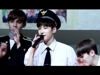 |fancam| wonwoo | 160508 @ jung gu fansign