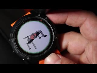 Анимированные тренирои в часах garmin 1