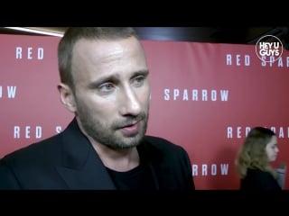 Matthias schoenaerts red sparrow premiere interview