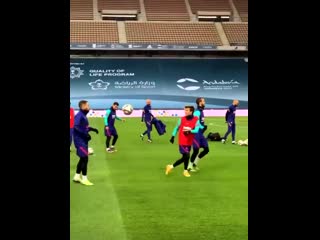 Puig & alba training session