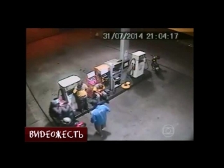 Четко среагировал © видеожесть