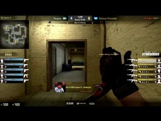 Natus vincere vs fnatic, map 3 mirage, sl i league 3 finals