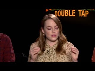 Jesse eisenberg, emma stone, woody harrelson abigail breslin zombieland double tap
