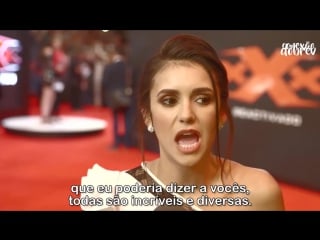 Nina dobrev fala sobre 'xxx reativado' em premiere no méxico