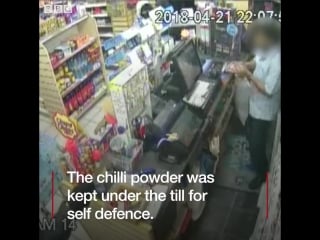 Bbc news shopkeeper fights off armed robbers with chilli