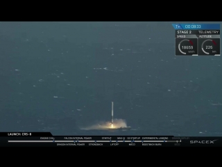 ✔ особое мнение момент исторической посадки первой ступени falcon 9 на баржу (08 04 2016)