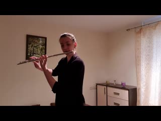 И с бах английское буре из партиты a moll для флейты соло