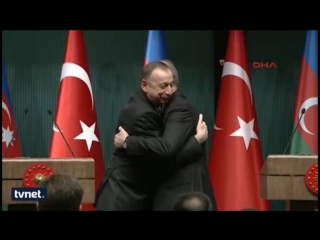 Ilham aliyev recep tayyip erdoğan kucaklaşması (düşmanlar çatlasın)